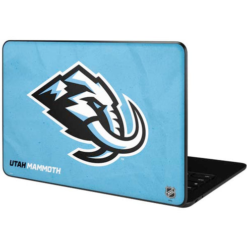 NHL Utah Mammoth Distressed Blue Google Pixelbook Go Skin